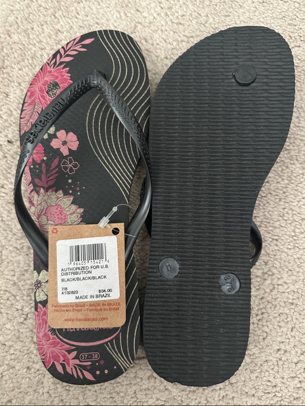 HAVAIANAS  SIZE: 7/8